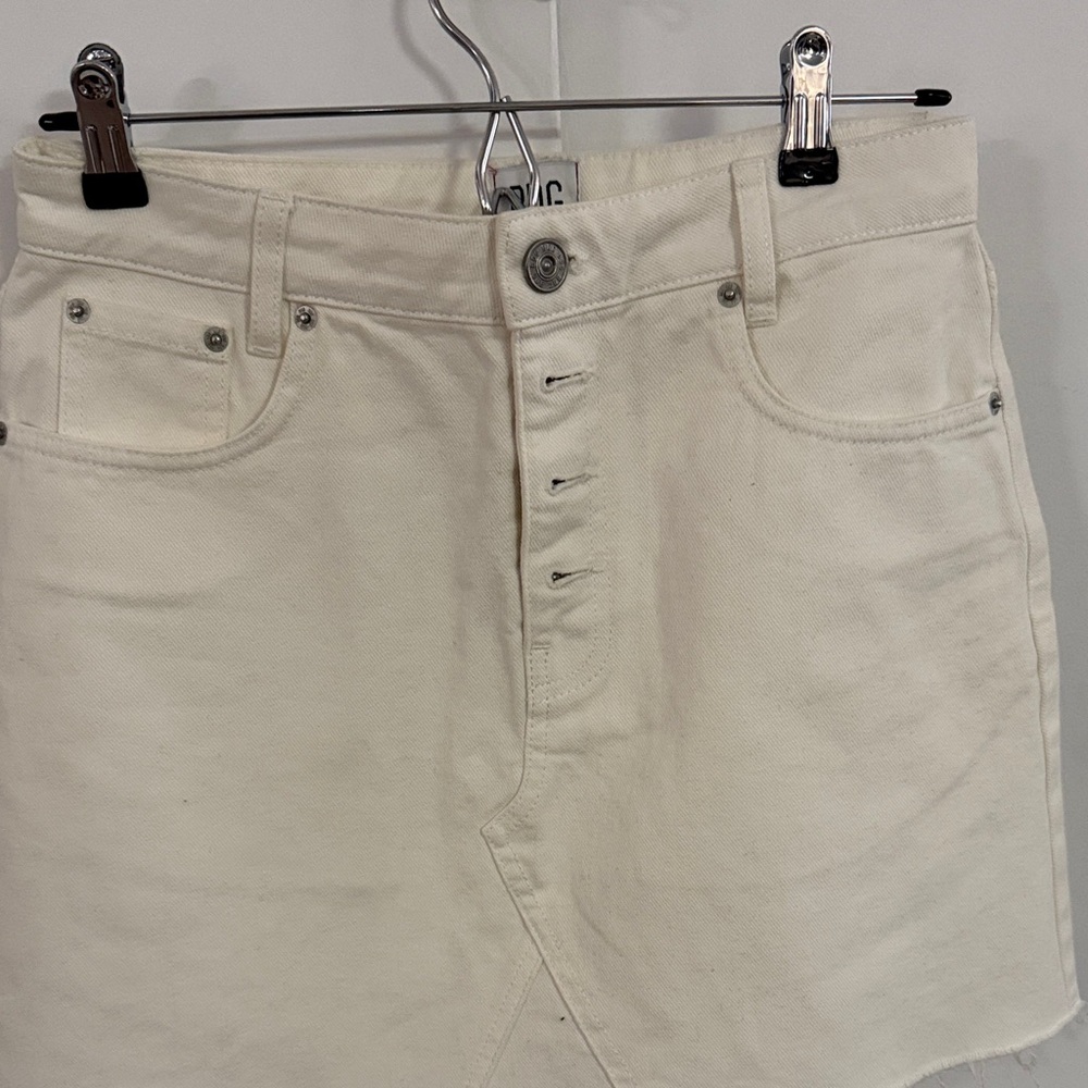 Urban Outfitters Cream Mini Skirt